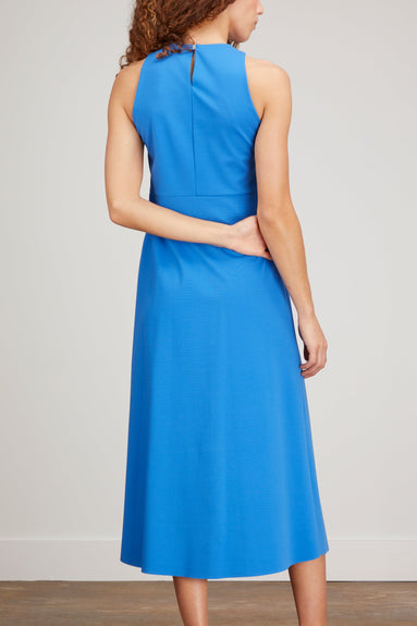 Harris Wharf Dresses Halter Dress in Royal Blue Harris Wharf Halter Dress in Royal Blue