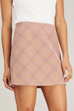 Harris Wharf Skirts Mini Skirt in Orange/Purple Harris Wharf Mini Skirt in Orange/Purple
