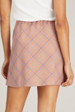 Harris Wharf Skirts Mini Skirt in Orange/Purple Harris Wharf Mini Skirt in Orange/Purple