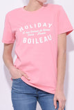 Holiday Clothing Holiday T-Shirt in Pink