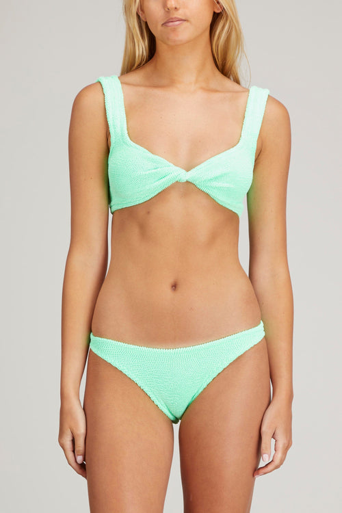 Hunza G Swimwear Juno Bikini in Lime