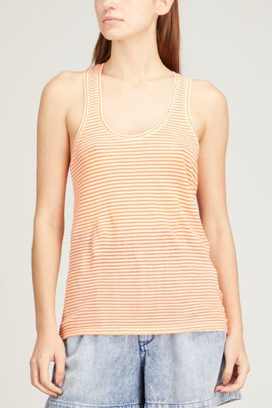 Etoile Isabel Marant Tops Avienz Tank Top in Ecru/Orange