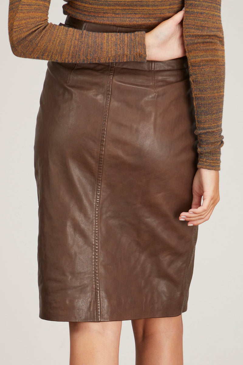 mistænksom overliggende Jeg vil have Etoile Isabel Marant Bertille Skirt in Dark Khaki – Hampden Clothing