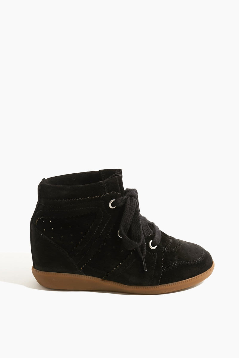regionaal Vermelden belegd broodje Isabel Marant Bobby Sneaker in Black – Hampden Clothing