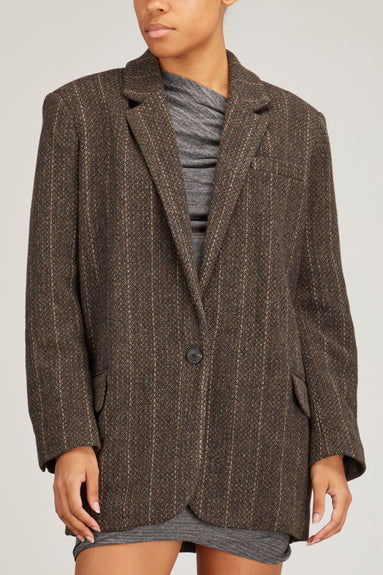 Etoile Isabel Marant Jackets Cikaito Jacket in Multicolor Brown