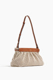 Isabel Marant Clutches Luz Medium Clutch in Ecru/Cognac Isabel Marant Luz Medium Clutch in Ecru/Cognac