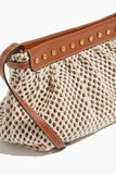 Isabel Marant Clutches Luz Medium Clutch in Ecru/Cognac Isabel Marant Luz Medium Clutch in Ecru/Cognac