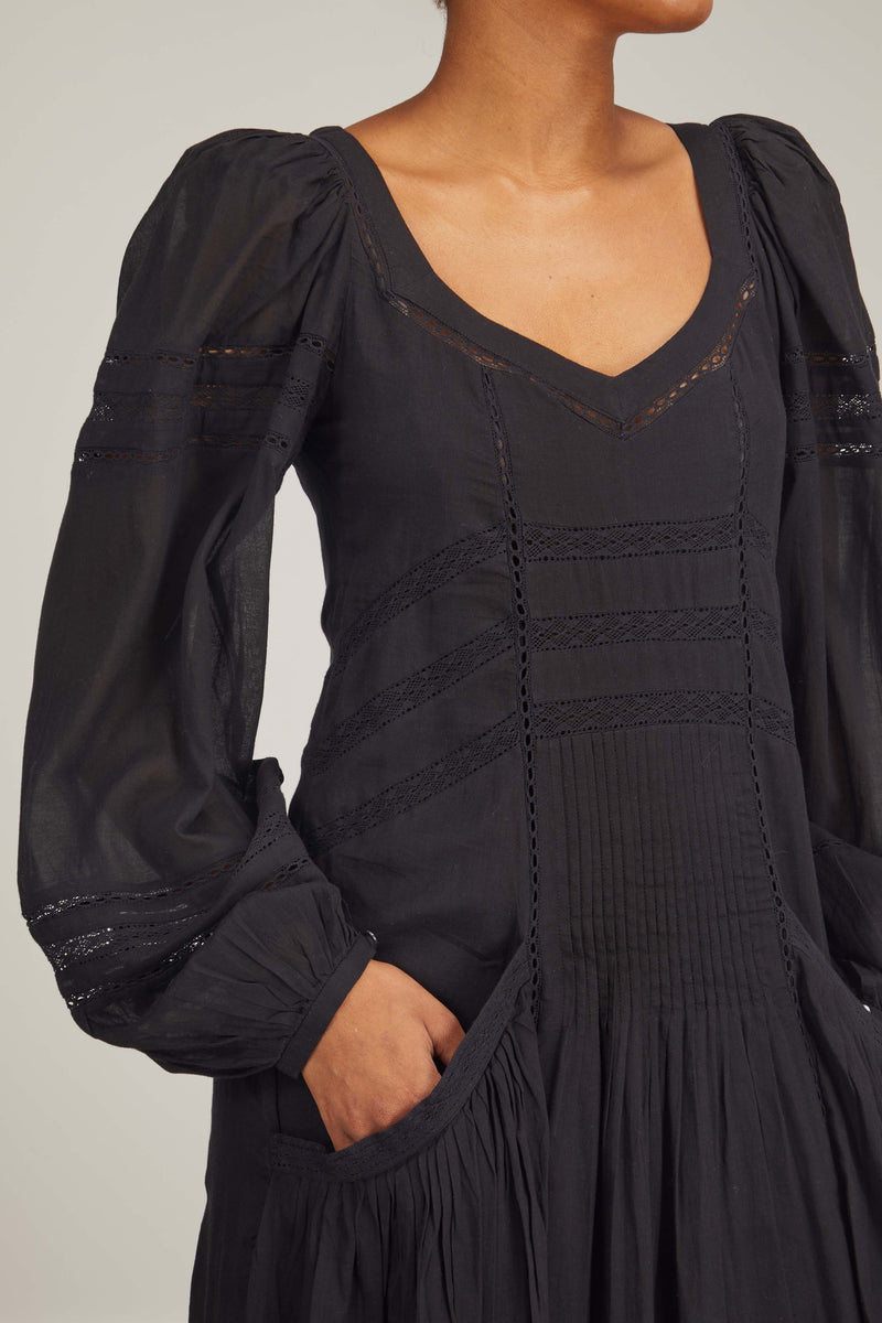 Isabel Marant Etoile Melia Dress in Black – Hampden