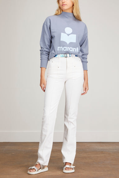 Etoile Isabel Marant Sweatshirts Moby Sweatshirt in Greyish Blue