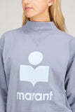Etoile Isabel Marant Sweatshirts Moby Sweatshirt in Greyish Blue