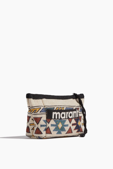 Etoile Isabel Marant Wallets Powden Pouch Bag in Black/Multicolor Etoile Isabel Marant Powden Pouch Bag in Black/Multicolor