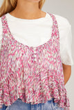 Etoile Isabel Marant Tops Slimea Top in Raspberry