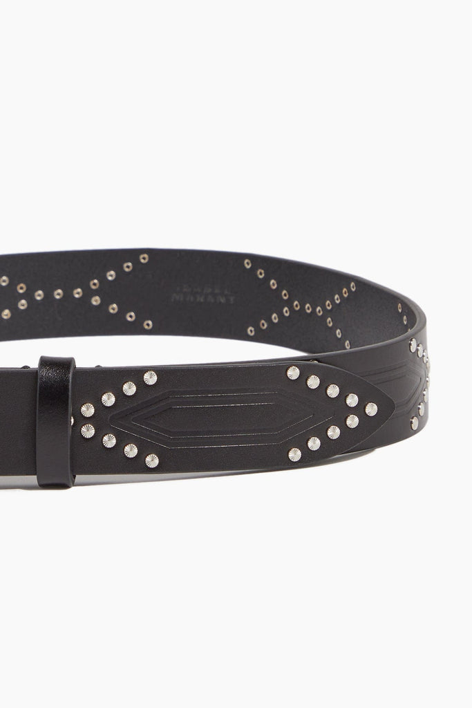 Isabel Marant Telly Belt in Black/Silver – Hampden Clothing