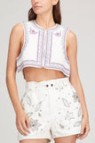 Isabel Marant Tops Cruz Vest in White
