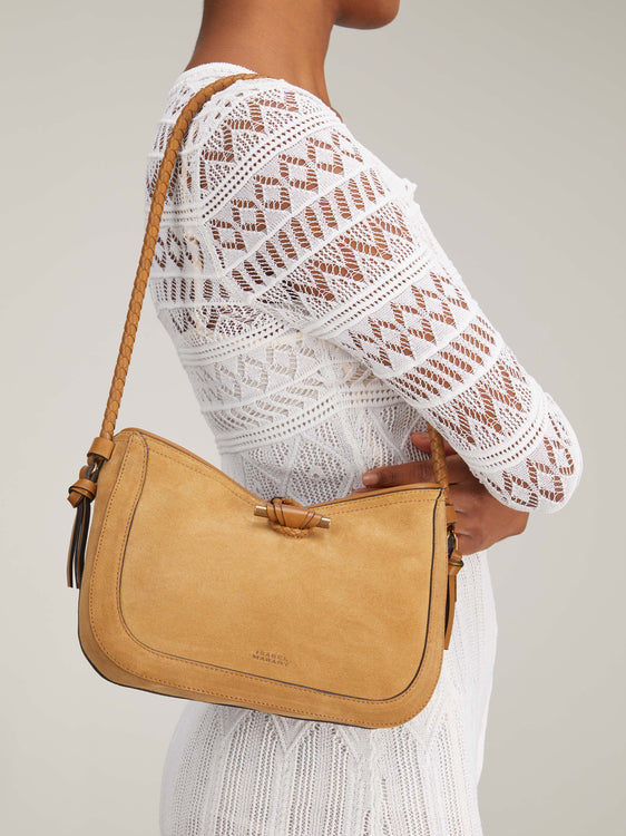 Isabel Marant Cross Body Bags Vigo Baguette in Camel