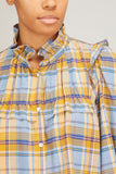 Etoile Isabel Marant Tops Idety Shirt in Blue/Yellow Etoile Isabel Marant Idety Shirt in Blue/Yellow