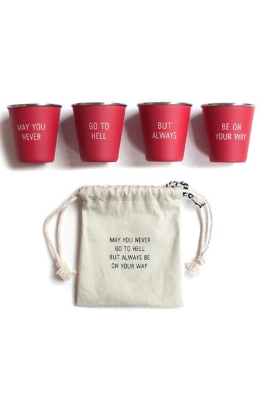 Izola Accessories May You Never Nested Shot Glass Set