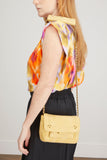 Jerome Dreyfuss Shoulder Bags Lulu Small Shoulder Bag in Croco Jaune Jerome Dreyfuss Lulu Small Shoulder Bag in Croco Jaune
