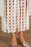 Jonathan Simkhai Dresses Jaycee Fringe Midi Dress in White