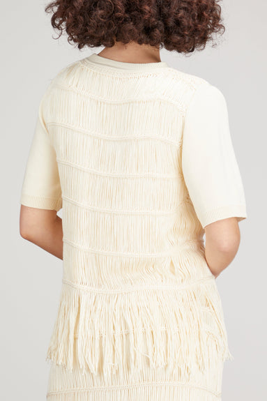 Jonathan Simkhai Tops Macrame Top in Ivory Jonathan Simkhai Macrame Top in Ivory