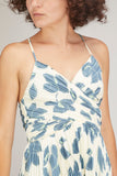 Jonathan Simkhai Dresses Portia Collage Floral Print Sleeveless Wrap Midi Dress in Ivory Print Jonathan Simkhai Portia Collage Floral Print Sleeveless Wrap Midi Dress in Ivory Print