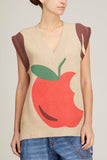 JW Anderson Sweaters Apple V-Neck Vest in Beige