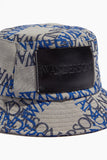JW Anderson Hats Bucket Hat in Black/Off White/Blue JW Anderson Bucket Hat in Black/Off White/Blue