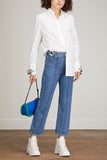 JW Anderson Jeans Chain Link Slim Jeans in Light Blue