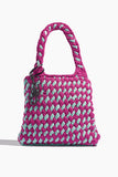 JW Anderson Top Handle Bags Flat Knitted Shopper Bag in Purple/Mint