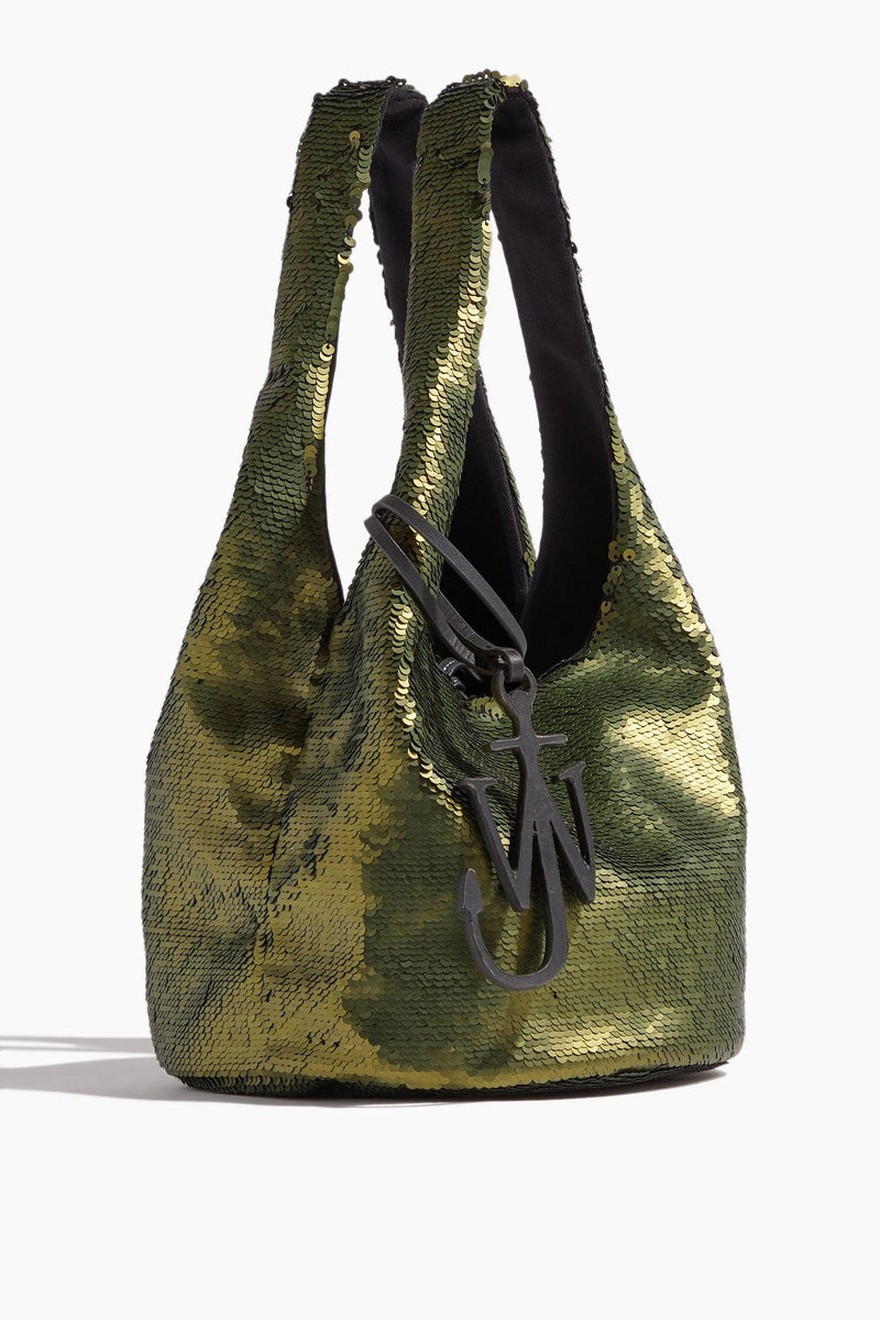 JW AndersonMini Sequin Shopper Bag in Silver – Hampden Clothing