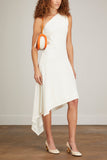 JW Anderson Dresses One Shoulder Buckle Dress in White JW Anderson One Shoulder Buckle Dress in White
