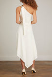 JW Anderson Dresses One Shoulder Buckle Dress in White JW Anderson One Shoulder Buckle Dress in White