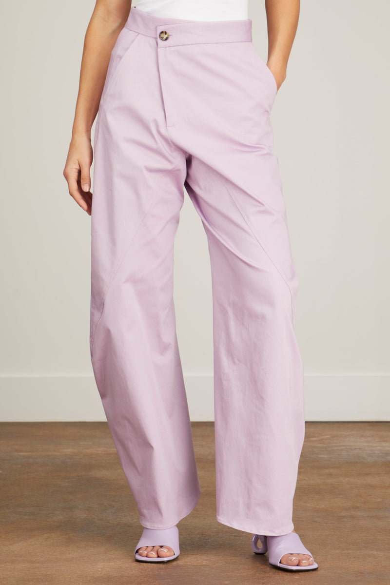 JW Anderson Twisted Trouser in Lilac – Hampden Clothing