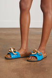 JW Anderson Shoes Sandals Chain Slide in Blue