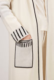 Kerri Rosenthal Sweaters Poppys Super Long Cardigan in Oatmilk