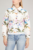 Kerri Rosenthal Jackets Quilt Shirt Jacket in Beach