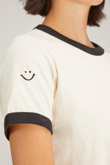 Kerri Rosenthal Tops Sally Ringer Tee in Black Kerri Rosenthal Sally Ringer Tee in Black