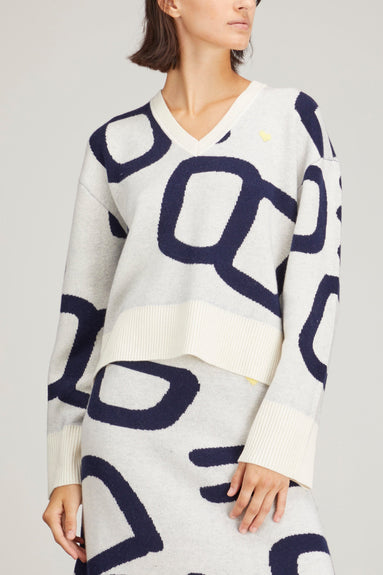 Kerri Rosenthal Sweaters Simone Sweater Knit Sugi in Oatmilk