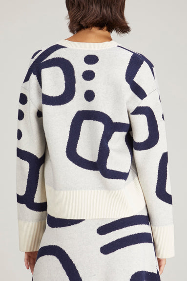 Kerri Rosenthal Sweaters Simone Sweater Knit Sugi in Oatmilk
