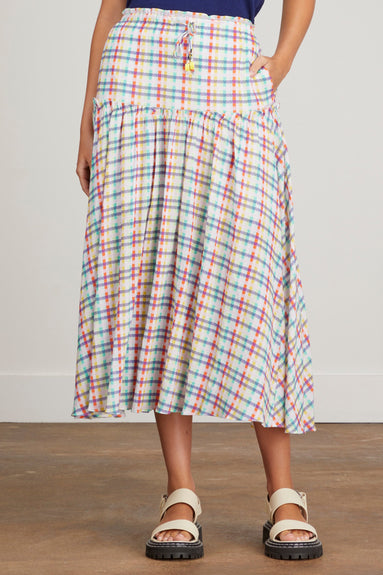 Kerri Rosenthal Skirts Vacay Skirt Printed in Tomato Kerri Rosenthal Vacay Skirt Printed in Tomato