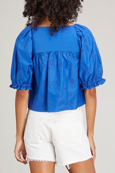 Kerri Rosenthal Tops Joan Shirt Happy Everything in Waves