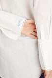 Kerri Rosenthal Tops Mason Shirt Xoxo in Oatmilk Kerri Rosenthal Mason Shirt Xoxo in Oatmilk