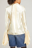 Khaite Tops Amelia Top in Champagne Khaite Amelia Top in Champagne