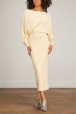 Khaite Dresses June Dress in Custard