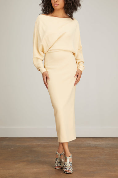 Khaite Dresses June Dress in Custard