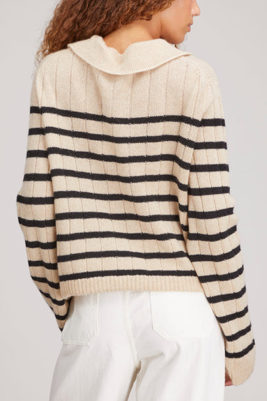 Khaite Sweaters Mateo Sweater in Butter/Black Stripe