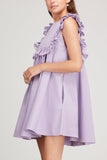 Kika Vargas Dresses Madeline Dress in Lilac