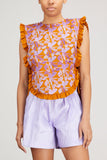 Kika Vargas Tops Tere Top in Sand/Lilac