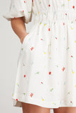 Kitri Dresses Azalea Mini Dress in White Vintage Floral