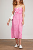 Kitri Dresses Genevieve Midi Dress in Pink Ditsy Floral